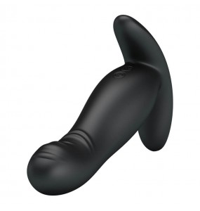MR PLAY - Squirm Vibration Anal Plug (Chargeable - Black)